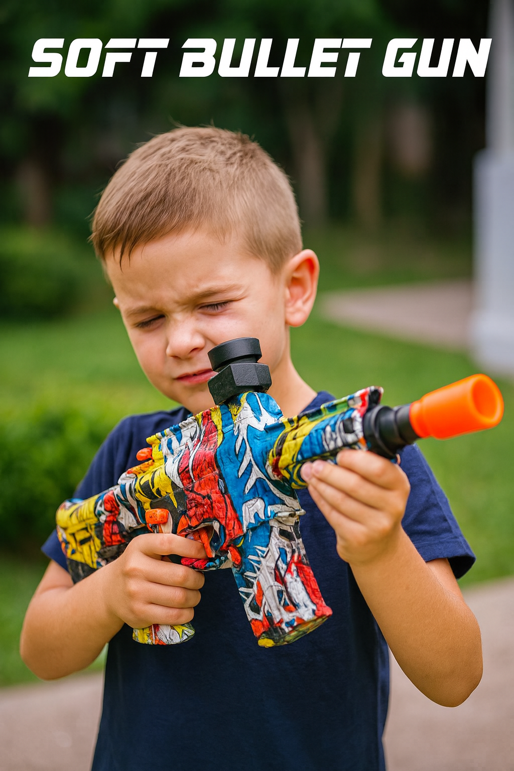 Juguete: Pistola hidrogel ametralladora + Gafas de seguridad